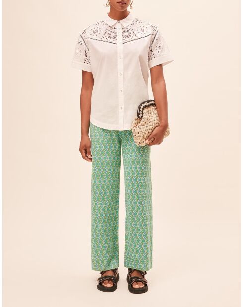 Lanna hemd in gebroken wit