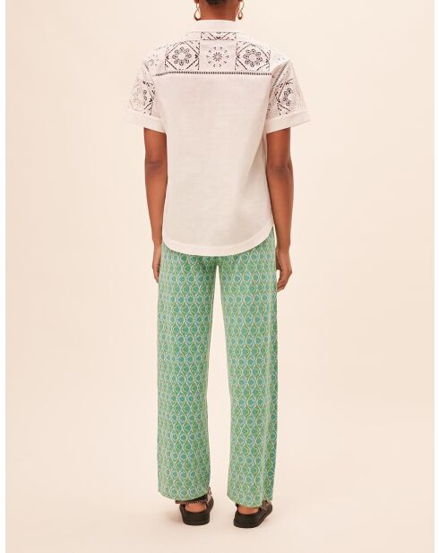 Lanna hemd in gebroken wit