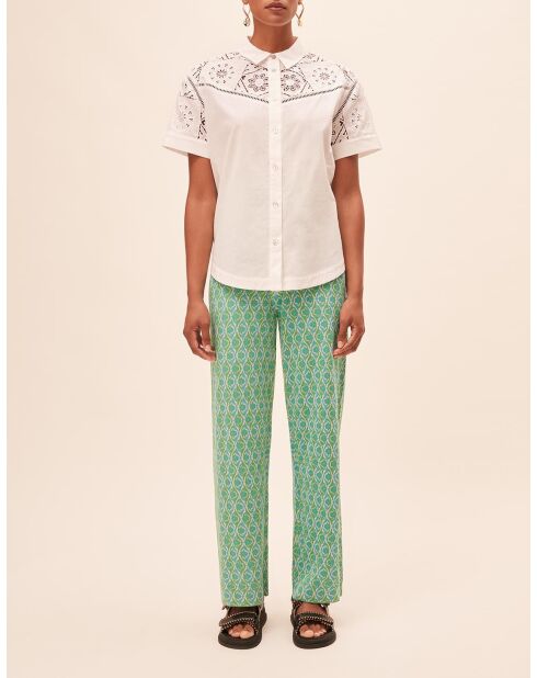 Lanna hemd in gebroken wit