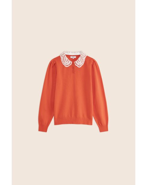 Maglione Pilgrim arancione