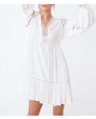 Vestido Chloe blanquecino