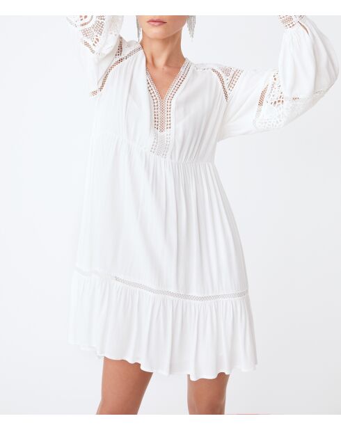 Vestido Chloe blanquecino