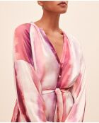 Fuchsia jurk van Cemon