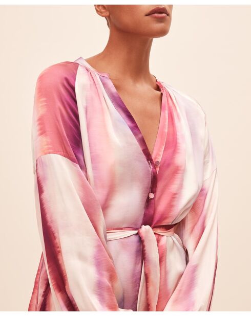 Fuchsia jurk van Cemon