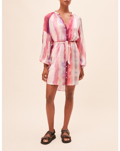 Fuchsia jurk van Cemon