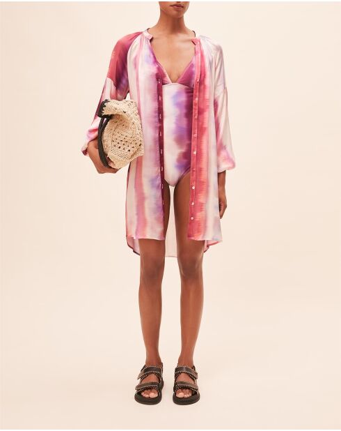 Fuchsia jurk van Cemon