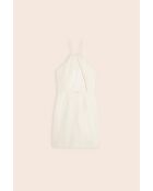 Cremefarbenes Kleid Casta