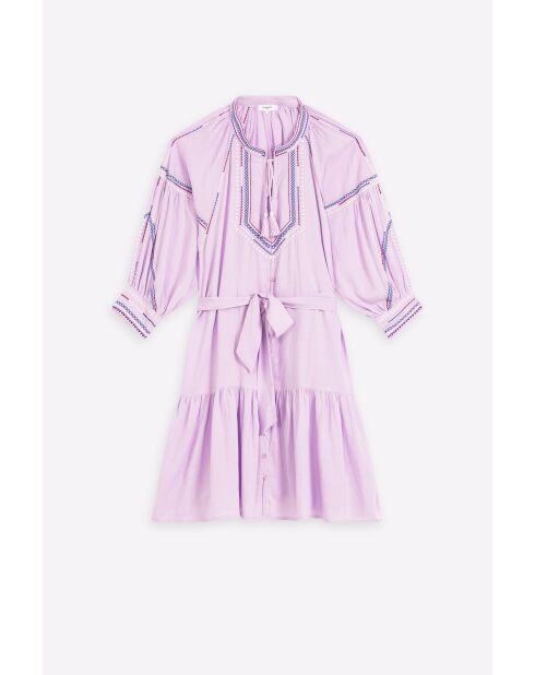 Malvenfarbenes Chanez-Kleid