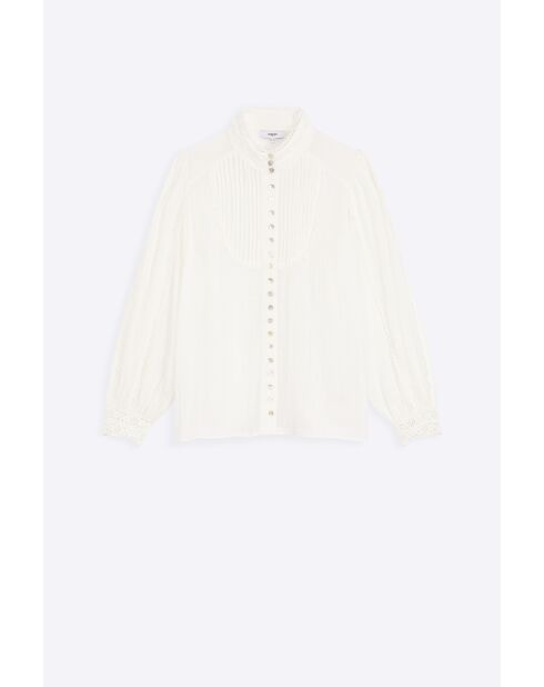 Lia hemd in gebroken wit