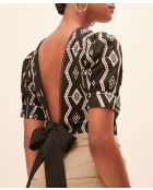 Blusa negra Lalie