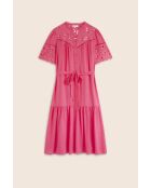 Fuchsia jurk Carlota