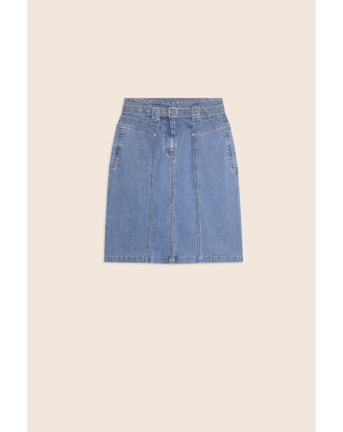 Fanja jeansrok blauwe spijkerbroek