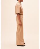 Pantalones Johan camel