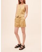 Pantaloncini bianchi olive