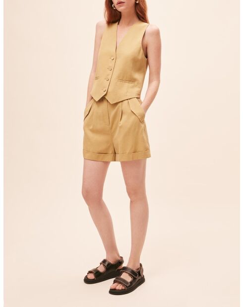 Pantaloncini bianchi olive