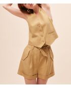 Pantaloncini bianchi olive