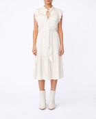 Vestido Cidji blanquecino