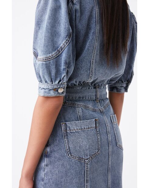 Abito Clover in jeans blu