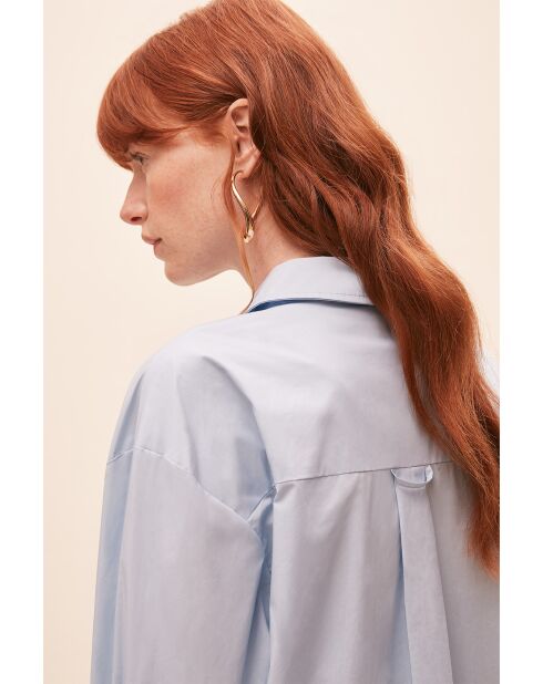 Hemelsblauw hemd Louise