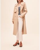 Camelkleurige trenchcoat Ello