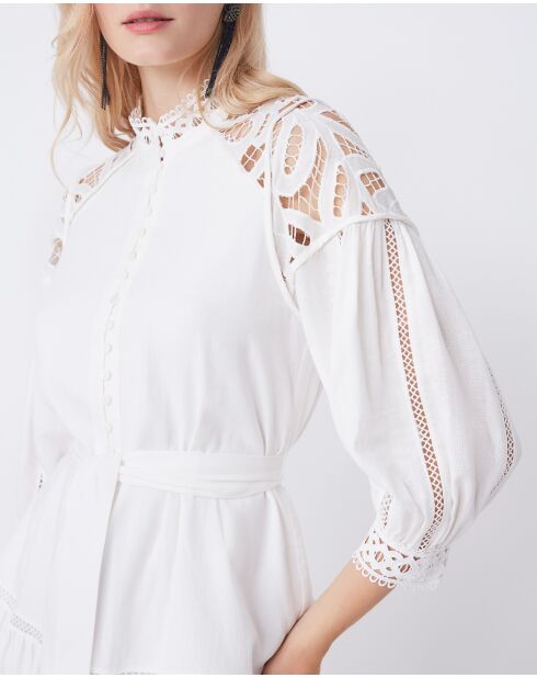 Gebroken witte Chama-jurk