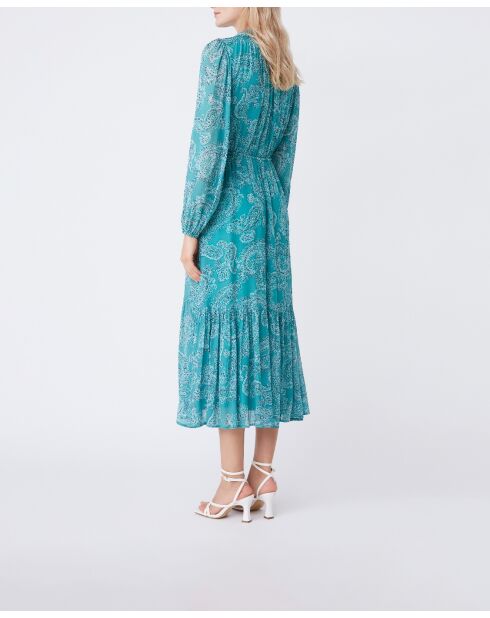 Wassergrünes Kleid Caina