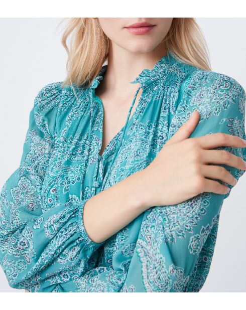 Wassergrünes Kleid Caina