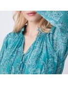 Abito Caina verde acqua