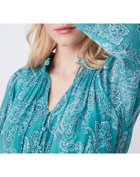 Wassergrünes Kleid Caina