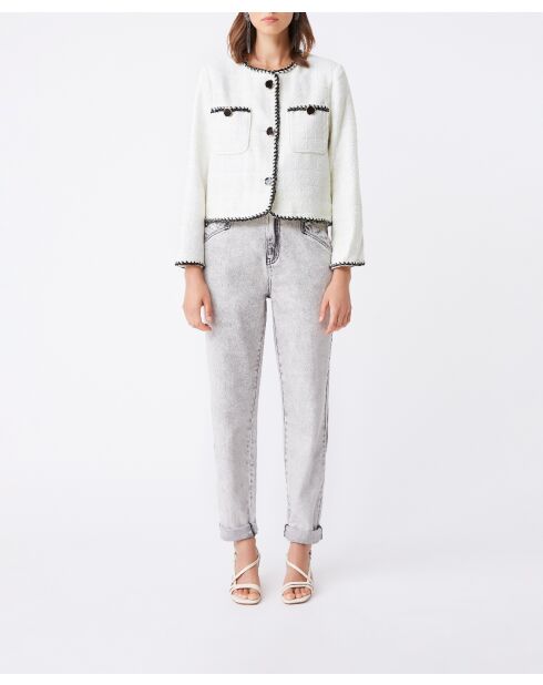 Chaqueta Daisy blanquecina