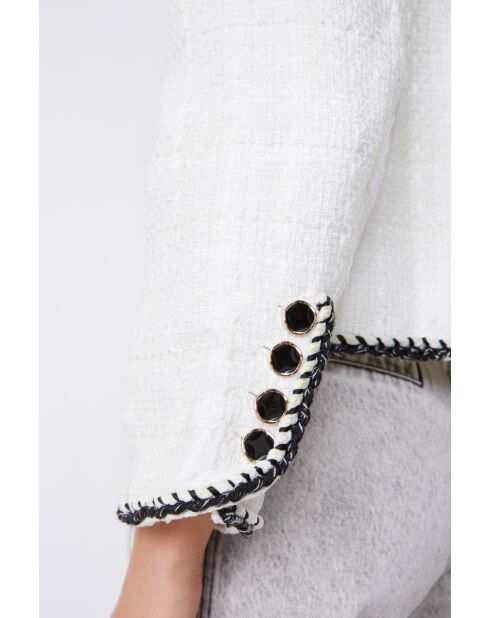 Chaqueta Daisy blanquecina