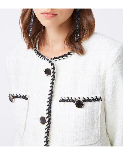 Chaqueta Daisy blanquecina