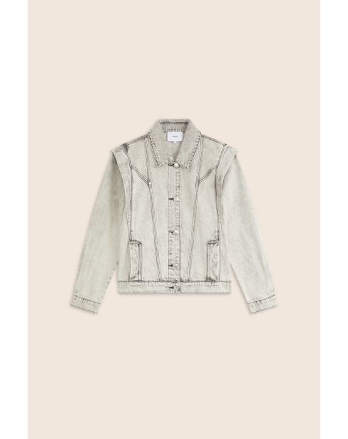 Giacca in denim Eden in carbonio