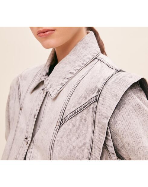 Giacca in denim Eden in carbonio