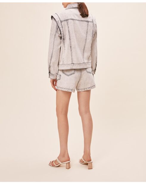 Giacca in denim Eden in carbonio