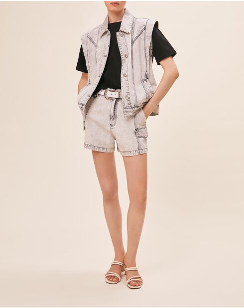 Giacca in denim Eden in carbonio