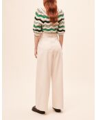 Jeans Roxy blanc cassé