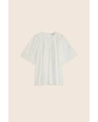 Ludy blouse in gebroken wit