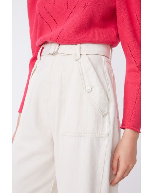 Jeans Remi blanc cassé