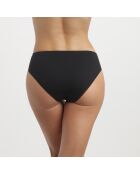 Ruim zwart slipje van biologisch katoen