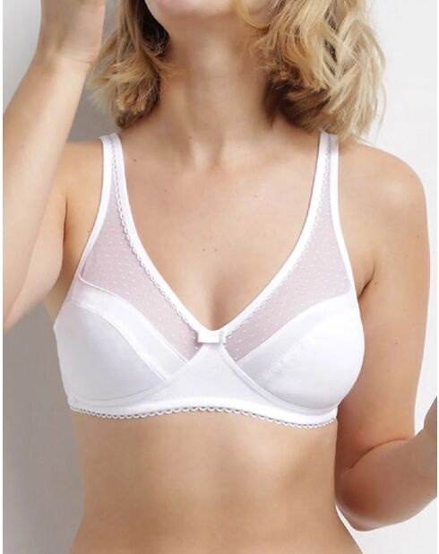 Royale witte bh van biologisch katoen