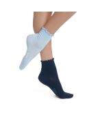 2 Paires de Socquettes Modal Fancy marine