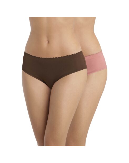 2 veelkleurige Body Touch Easy slipjes