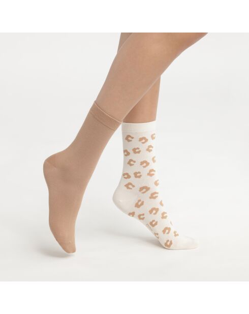 2 Paires de Chaussettes Bamboo Fancy Wild Flowers multicolores