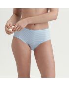 Inès De La Fressange blauwe samenwerkingsslip