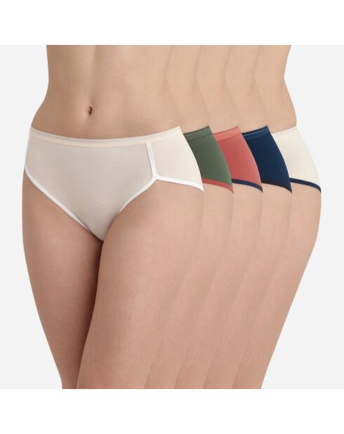 5 pantaloncini multicolori in collaborazione con Inès De La Fressange