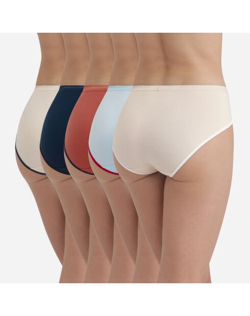 5 pantaloncini multicolori in collaborazione con Inès De La Fressange