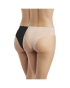 2 veelkleurige Body Touch Easy slipjes
