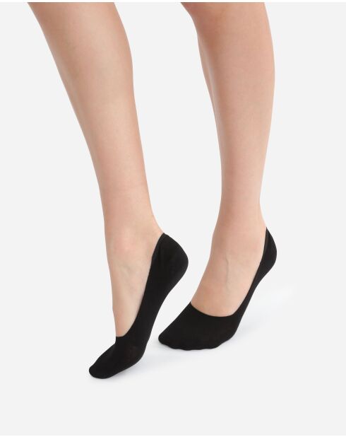 2 Paires de Chaussettes Coton noires