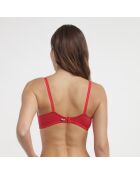 Soutien-gorge Daily Coton rouge